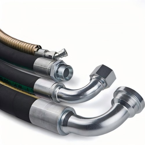 Custom Hydraulic Hoses with Fittings